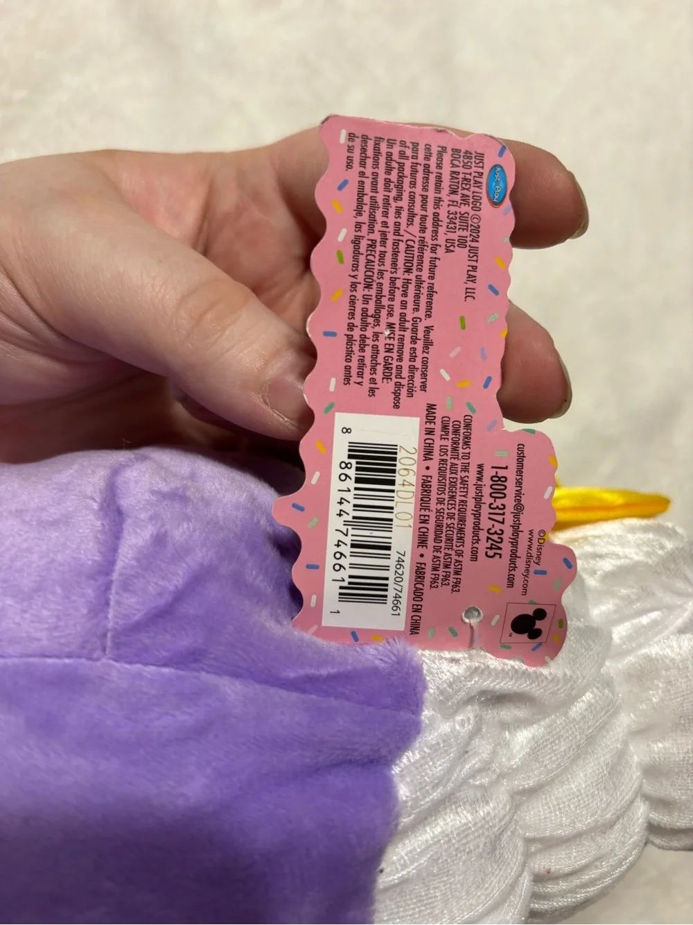 Disney Munchlings Villains Purple Cupcake Plush Character Toys